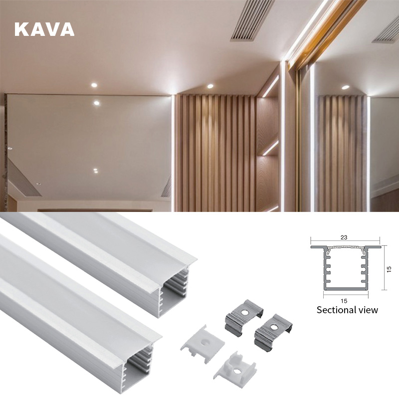 Liner lumo gvidis lampo koridoro oficejo hotela halo lumigado KXT-1515-R