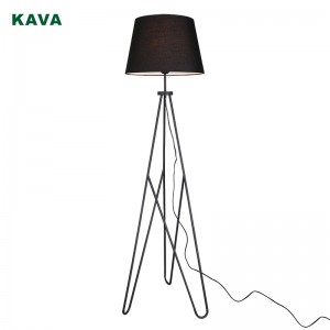 Factory Cheap Hot Table Lamp With Usb Port - KAVA Modern Black Simple Fashion Floor Lamp 10910-1F – KAVA
