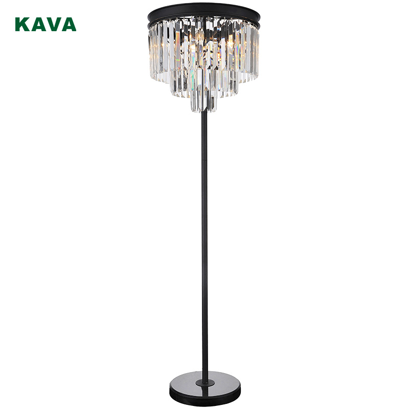 China Cheap price Led Table Lamp - Crystal Floor Lamp floor light home light standing light 7382-5F – KAVA