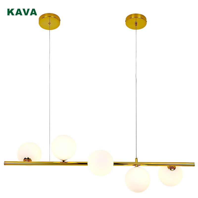 Kava Indoor Glass Shade Modern Dining Room G9 5 Chandelier 11142-5P