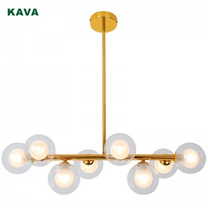2022 wholesale price Globe Chandelier - Fashion style indoor glass shade dining room G9 8 light 11120-8P – KAVA
