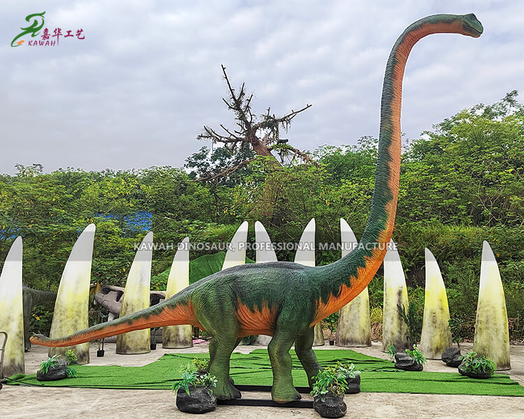 10M Shunosaurus Statue Animatronic Dinosaurs Life Size Dinosaurs Customized AD-175