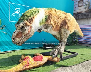 7M Tyrannosaurus Rex Beats Iguanodon Set Animatronic Dinosaur Realistic Customized AD-139