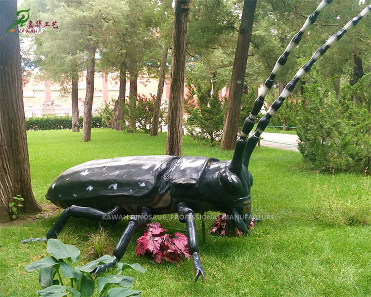 1 Adventure Park Big Bugs Animatronic Insects Insect Statue Anoplophora Chinensis Customize