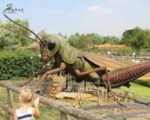 Animatronic Locust Statue Insects Handmade Animals Customize Kawah Factory Sale