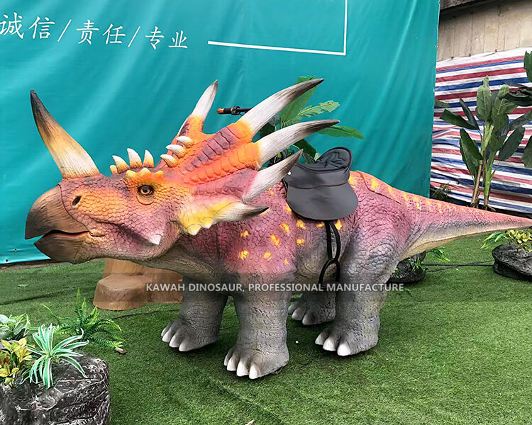 Buy Animatronic Walking Dinosaur Ride Styracosaurus Realistic Dinosaurs for Amusement Park WDR-787