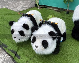 Buy Cute Panda Rides Electric Animals Kiddie Rides For Children ER-846