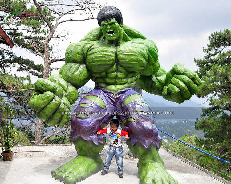 Buy Giant Hulk Artificial Outdoor Fiberglass Statues Competitive Price for Show FP-2407