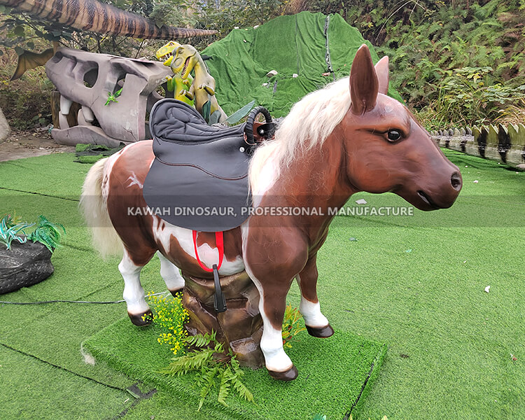 Buy Lovely Pony Model Realistic Animal Life Size Pony Horse Statue Animatronic Animals AA-1205