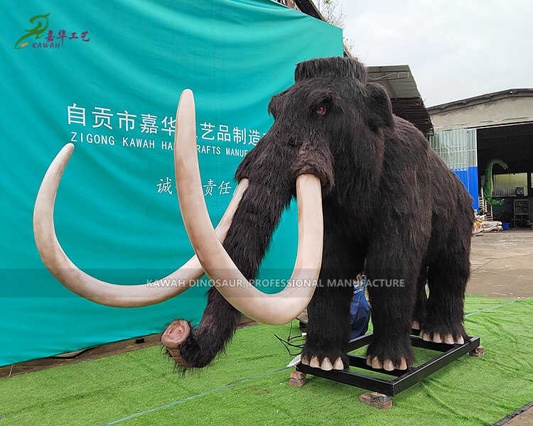 1 Buy Realistic Animatronic Mammoth Statue Animatronic Animal