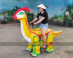 Children Electric Dinosaur Ride Car Parasaurolophus for Amusement Park ER-843