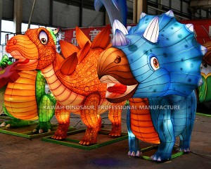 Colourful Cute Cartoon Baby Dinosaurs Lanterns Factory Customized Christmas Lighting Decorations CL-2626