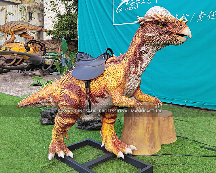 Custom-made Attractive Animatronic Dinosaur Ride Realistic Dinosaurs Pachycephalosaurus ADR-736