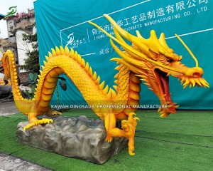 Big discounting Shopping Mall Animated Artificial Life Size Animatronic Dragon Statues for Sale