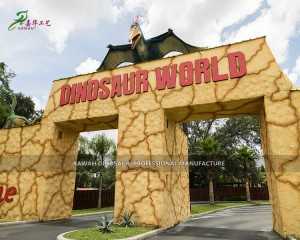 Customized Made Dinosaur Park Gate Free Local Installation