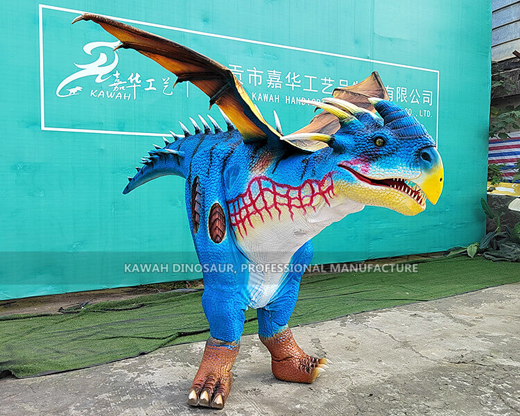 Deadly Nadder Walking Dragon Costume Realistic Dinosaur Costumes Customized DC-927