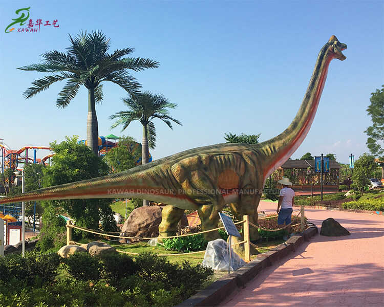 1 Dino Park Brachiosaurus Dinosaurio Animatronic Life Size Dinosaur for Sale