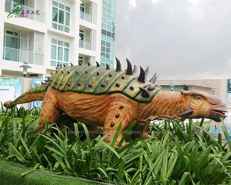 Dinosaur Exhibition Outdoor Dinosaur Statue Animatronic Dinosaur Ankylosaurus AD-068