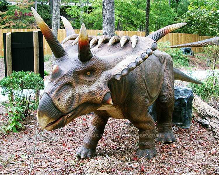 1 Dinosaur World Realistic Dinosaur Statue Animatronic Dinosaur Kosmoceratops