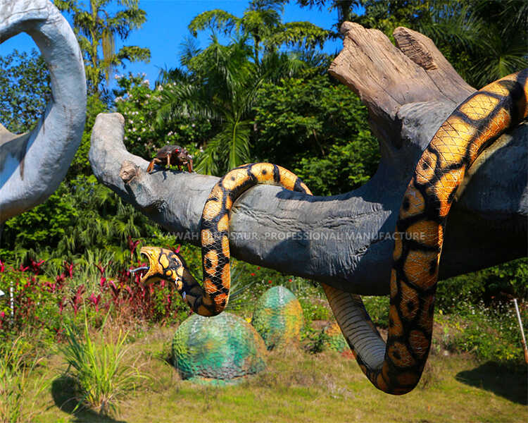 Factory Sale Zoo Park Animatronic Animal Animatronic Snake Statue AA-1223