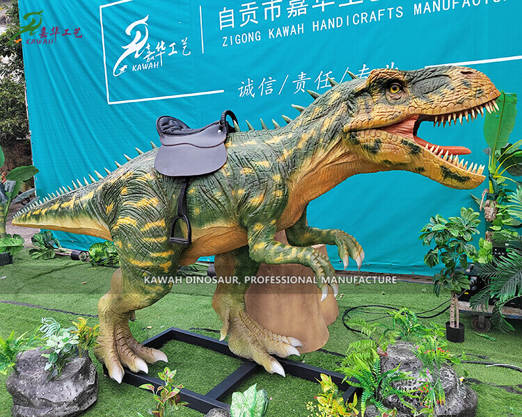 Factory Supply Interactive Animatronic Dinosaur Ride for Amusement Park ADR-710