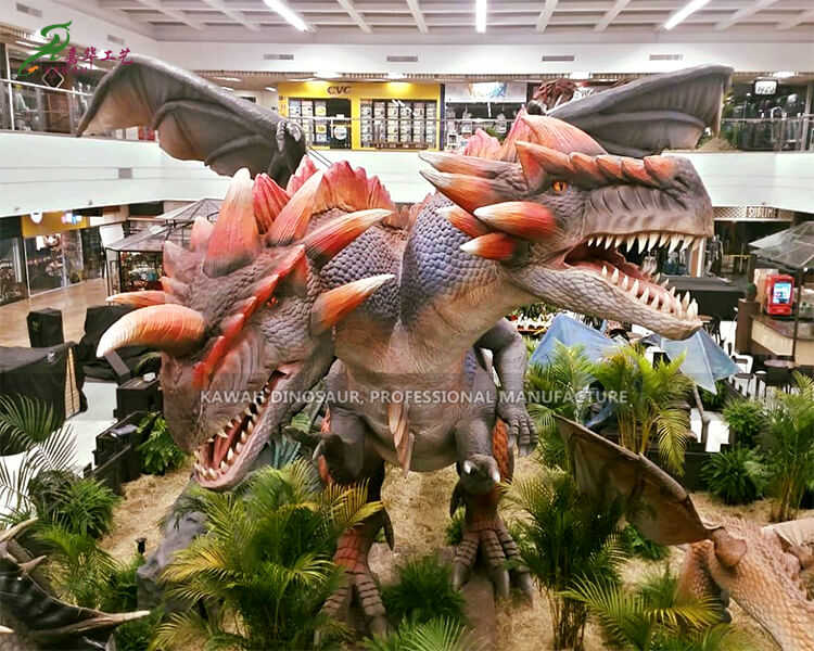 1 Giant Dragon Statue Animatronic Dragon for Exhibition