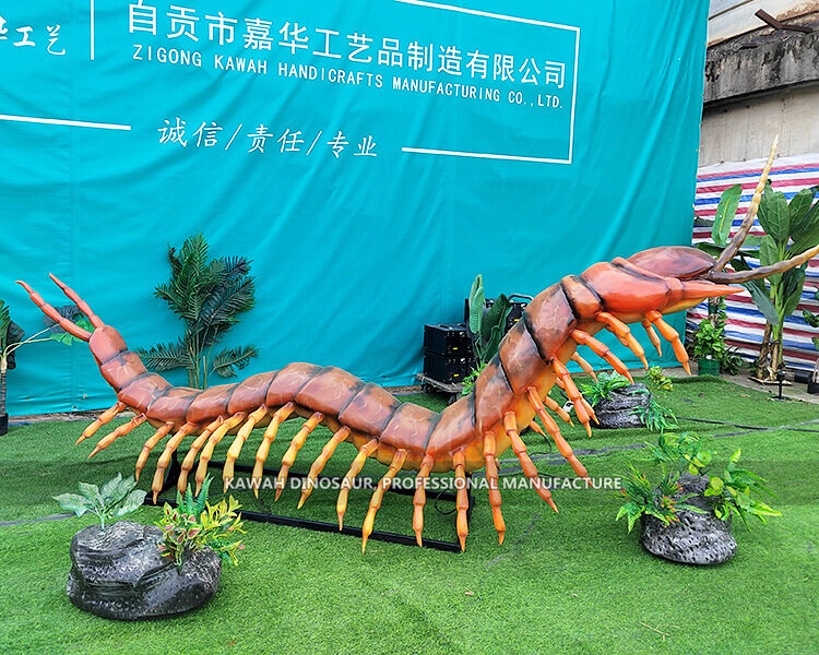 High Quality Outdoor Realistic Centipede Models Animatronic Insects Customized AI-1447