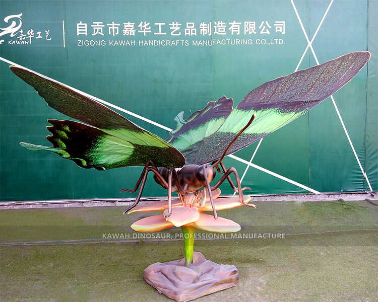 1 Huge Bugs Animatronic Insects Animatronic Butterfly Statue for Insect Theme Park