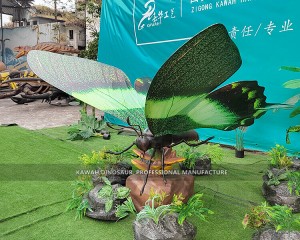 Huge Bugs Animatronic Insects Animatronic Butterfly Statue for Insect Theme Park AI-1454