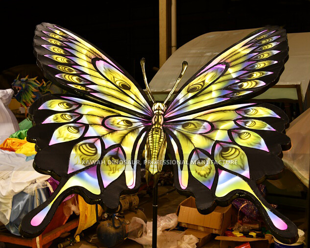 Lifelike Insects Lantern Festival Realistic Butterfly Lantern For Sale CL-2621