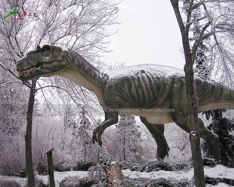 1 Low Temperature Resistance Outdoor Dinosaur Allosaurus Animatronic Dinosaur