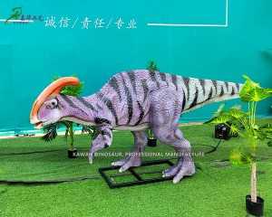 Parasaurolophus L2.6m H1m Realistic Dinosaur Life Size Dinosaur Animatronic Manufacturing Sale AD-169