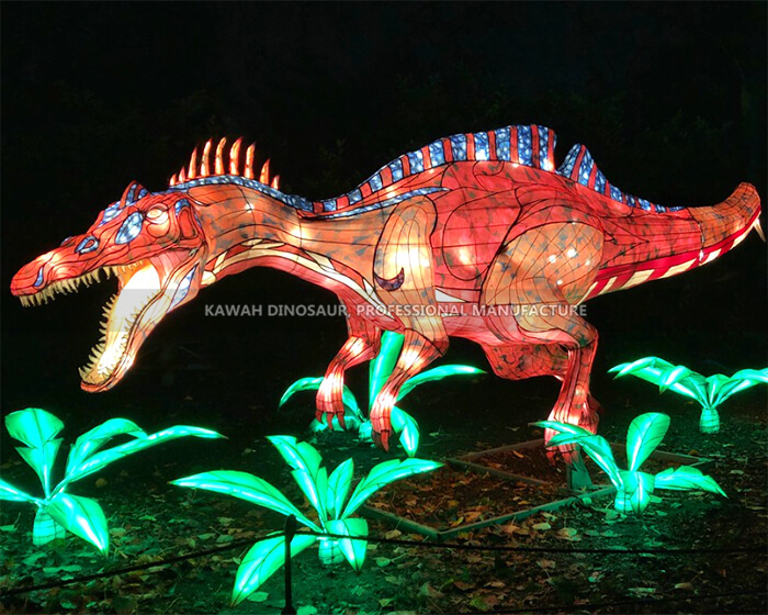 Spinosaurus Lanterns With Movements For Dinosaurs Lantern Festival CL-2629