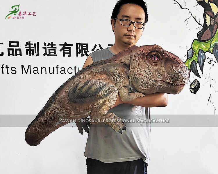 T-rex Dino Puppet Realistic Dinosaur Hand Puppet Jurassic Park Show HP-1117