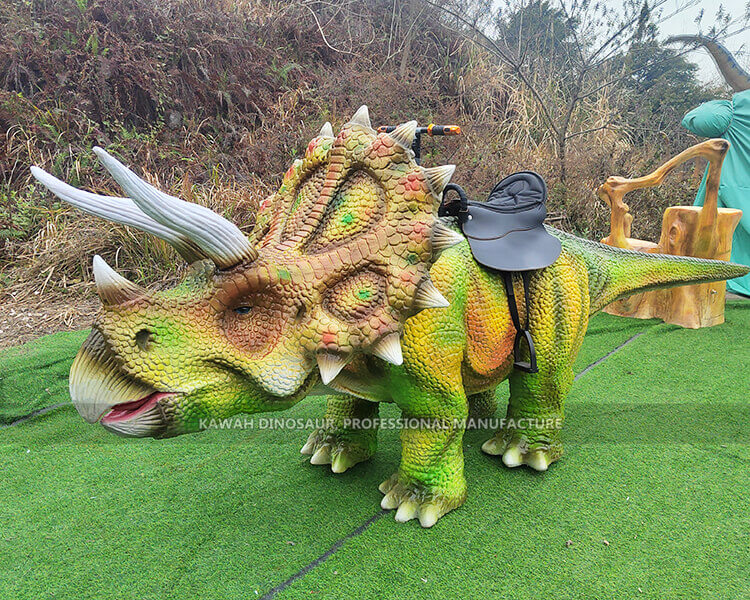 Triceratops Walking Dinosaur Ride Customized Kawah Dinosaur Factory WDR-796