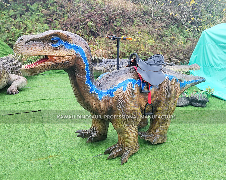 Walking Dinosaur Realistic Dinosaur Ride Velociraptor Kawah Dinosaur Factory WDR-795