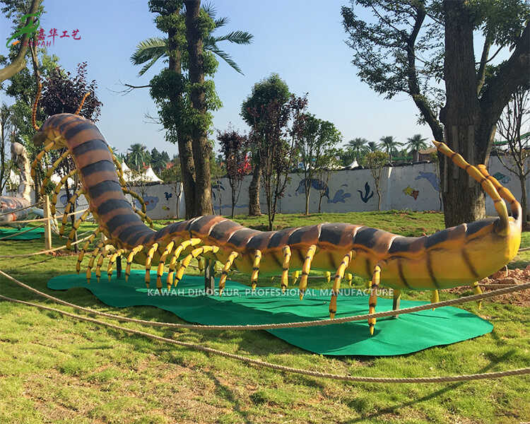 Zoo Park Decoration Big Bugs Vivid Centipede Animatronic Centipede Factory Sale AI-1410