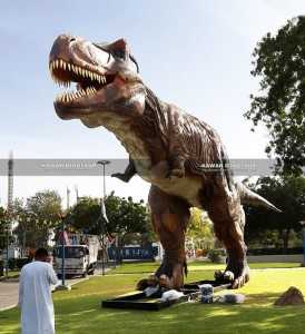 20 Meters Giant Dinosaur Statue Realistic Dinosaur Animatronic AD-001