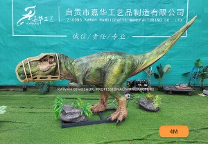 4M T-Rex Animatronic Dinosaur with Mouth Cage Customized for Jurassic Park Activities Show AD-014