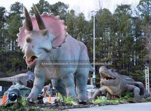 Buy Realistic Dinosaur Animatronic Dinosaur Triceratops