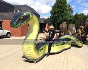 Buy Zoo Park Decorations Giant Snake Customized Python Animatronic Animals AA-1212