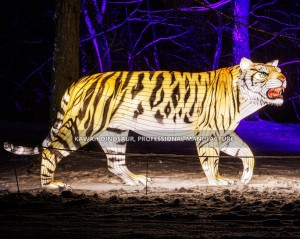 Chinese Animals Lantern Customized Realistic Tiger Lantern Led Lighting Shipping To All Countries CL-2619