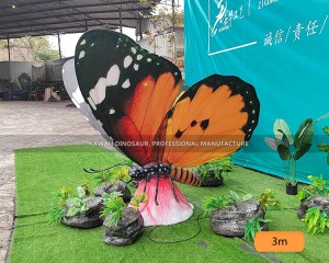 Colorful Animatronic Butterfly Model Animatronic Insects Factory AI-1422