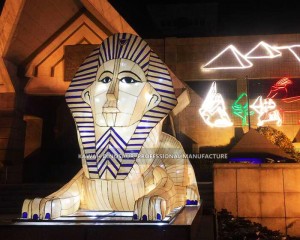 Customized Famous Sphinx Lanterns Realistic Waterproof Sphinx Lantern For Festival Holidays CL-2623
