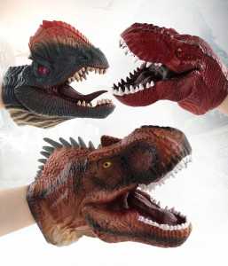 Dino Park Ancillary Products Dinosaur Hand Puppet Dinosaur Gloves Interactive PA-2109