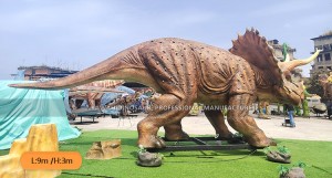 Dinosaur Animatronic Triceratops Life Size Dinosaurs L9m Kawah Factory On Sale AD-168