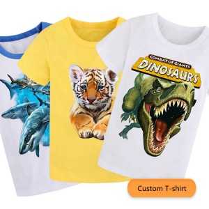 Dinosaur Park Ancillary Products Various Dinosaur T-Shirt Souvenirs Customized Service PA-2111