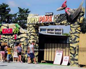 Dinosaur Park Entrance Park Gate Fiberglass Made Free Local Installation