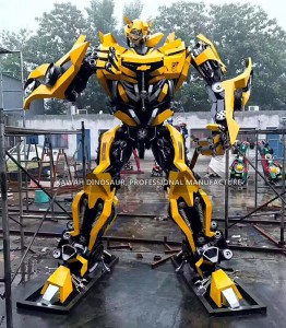 Factory Customized Huge Transformers Robot Model Bumblebee with Movements For Sale PA-1977