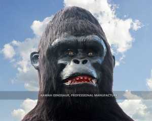 Factory Sale Customized Big Gorilla Statue Animatronic Animal Life Size Gorilla Statue AA-1234